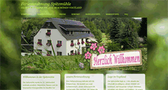 Desktop Screenshot of ferienwohnung-spitzmuehle.de